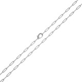 Photo of Kimberly D. 1/2 CT. T.W. Anklet 14K White Gold [AN5815W]