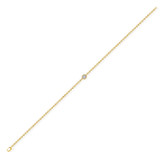 Photo of Kimberly D. 1/20 Carat T.W. Anklet 14K Yellow Gold [AN5817Y]