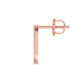 Photo of The White Flair Collection 2/3 CT. T.W. Diamond Earring 10K Rose Gold [CE5854R]