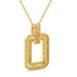 Photo of The Yellow Flair Collection 2/3 CT. T.W. Pendant 10K Yellow Gold [CP5851Y]