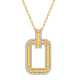 Photo of The Yellow Flair Collection 2/3 CT. T.W. Pendant 14K Yellow Gold [CP5851Y]
