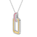 Photo of The Flair Collection 2/3 Carat T.W. Pendant 14K White Gold [CP5837W]