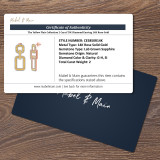 The Yellow Flair Collection 2 Carat T.W. Diamond Earring 14K Rose Gold