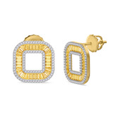 Photo of The Yellow Flair Collection 2/3 CT. T.W. Diamond Earring 14K Yellow Gold [CE5847Y]