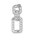 Photo of The White Flair Collection 2 Carat T.W. Diamond Earring 10K White Gold [CE5857W]