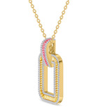 Photo of The Flair Collection 2/3 Carat T.W. Pendant 14K Yellow Gold [CP5837Y]