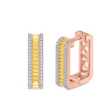 Photo of The Yellow Flair Collection 1/3 CT. T.W. Diamond Earring 10K Rose Gold [CE5848R]