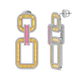 Photo of The Flair Collection 2 CT. T.W. Diamond Earring 14K White Gold [CE5836W]