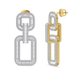 Photo of The White Flair Collection 2 CT. T.W. Diamond Earring 10K Yellow Gold [CE5857Y]