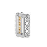 Photo of The Yellow Flair Collection 1/3 CT. T.W. Diamond Earring 10K White Gold [CE5848W]