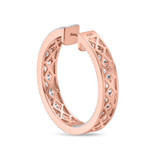 Photo of The White Flair Collection 7/8 Carat T.W. Diamond Earring 14K Rose Gold [CE5859R]
