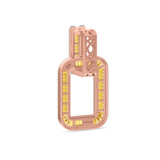 Photo of The Yellow Flair Collection 1 1/3 CT. T.W. Diamond Earring 10K Rose Gold [CE5849R]