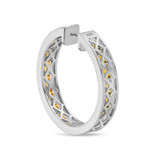 Photo of The Yellow Flair Collection 7/8 CT. T.W. Diamond Earring 14K White Gold [CE5852W]