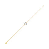 Photo of Anezka 1/7 CT. T.W. Natural Diamond Round Cluster Bracelet 10K Yellow Gold [BC5820Y]
