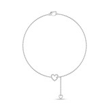 Photo of Cully 1/10 Carat T.W. Natural Diamond Round Cluster Bracelet 10K White Gold [BC5832W]
