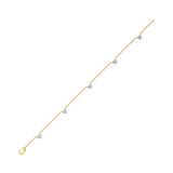 Photo of Seanna 1/2 CT. T.W. Natural Diamond Round Cluster Bracelet 10K Yellow Gold [BC5819Y]