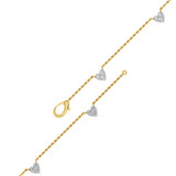 Photo of Seanna 1/2 CT. T.W. Natural Diamond Round Cluster Bracelet 10K Yellow Gold [BC5819Y]