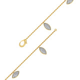 Photo of Deanna 1/4 CT. T.W. Natural Diamond Round Cluster Bracelet 10K Yellow Gold [BC5834Y]