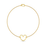 Photo of Amsden 0 CT. T.W. Natural No Gemstone Round Cluster Bracelet 10K Yellow Gold [BC5826Y]