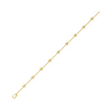 Photo of Chelsee 1/3 Carat T.W. Natural Diamond Round Cluster Bracelet 10K Yellow Gold [BC5831Y]
