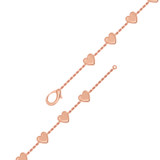 Photo of Amory 0 Carat T.W. Natural No Gemstone Round Cluster Bracelet 10K Rose Gold [BC5827R]