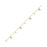 Photo of Anessa 2/3 CT. T.W. Natural Diamond Round Cluster Bracelet 10K Yellow Gold [BC5828Y]