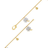 Photo of Anessa 2/3 CT. T.W. Natural Diamond Round Cluster Bracelet 10K Yellow Gold [BC5828Y]