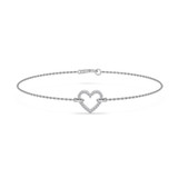 Photo of Anezka 1/7 CT. T.W. Natural Diamond Round Cluster Bracelet 14K White Gold [BC5820W]