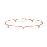 Photo of Seanna 3/4 CT. T.W. Anklet 10K Rose Gold [AN5819R]