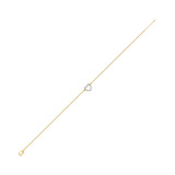 Photo of Anezka 1/7 CT. T.W. Anklet 14K Yellow Gold [AN5820Y]