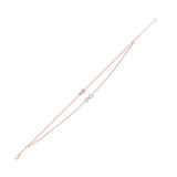 Photo of Chaise 1/4 Carat T.W. Anklet 10K Rose Gold [AN5830R]