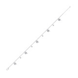 Photo of Anessa 7/8 Carat T.W. Anklet 10K White Gold [AN5828W]