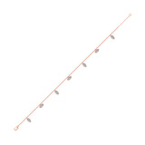 Photo of Deanna 3/8 Carat T.W. Anklet 10K Rose Gold [AN5834R]