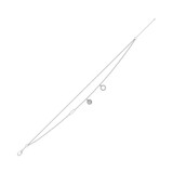 Photo of Beta 1/5 Carat T.W. Anklet 14K White Gold [AN5821W]