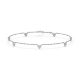 Photo of Seanna 3/4 CT. T.W. Anklet 14K White Gold [AN5819W]