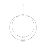 Photo of Chaise 1/4 Carat T.W. Anklet 14K White Gold [AN5830W]