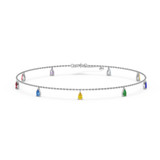 Photo of Issa 0 Carat T.W. Anklet 14K White Gold [AN5823W]