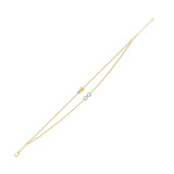 Photo of Chaise 1/4 CT. T.W. Anklet 14K Yellow Gold [AN5830Y]
