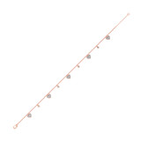 Photo of Baylee 3/4 Carat T.W. Anklet 14K Rose Gold [AN5829R]