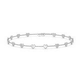 Photo of Amory 0 Carat T.W. Anklet 10K White Gold [AN5827W]