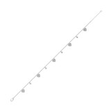 Photo of Baylee 3/4 CT. T.W. Anklet 10K White Gold [AN5829W]