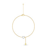Photo of Cully 1/10 CT. T.W. Anklet 14K Yellow Gold [AN5832Y]