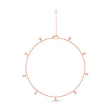Photo of Lisbet 0 Carat T.W. Anklet 14K Rose Gold [AN5822R]