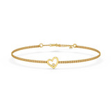 Photo of Amherst 1/25 Carat T.W. Anklet 10K Yellow Gold [AN5825Y]