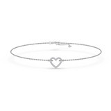 Photo of Anezka 1/7 Carat T.W. Anklet 10K White Gold [AN5820W]