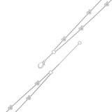 Photo of Chelsee 3/8 Carat T.W. Anklet 10K White Gold [AN5831W]