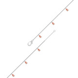 Photo of Lisbet 0 Carat T.W. Anklet 14K White Gold [AN5822W]