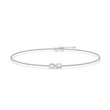 Photo of Nubia 1/20 CT. T.W. Anklet 10K White Gold [AN5824W]