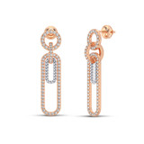 Photo of Nisha 3/4 CT. T.W. Diamond Earring 14K Rose Gold [CE5806R]