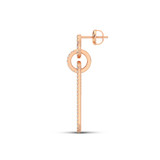 Photo of Nisha 3/4 CT. T.W. Diamond Earring 14K Rose Gold [CE5806R]